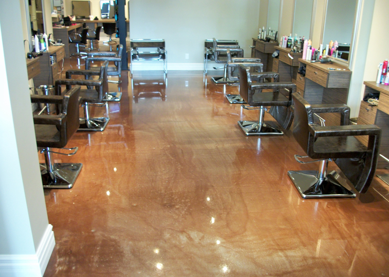 hair salon polyurea floor coating